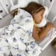 Дитячий мусліновий плед 120х90 см Oh My Kids "Dragonflys" - зображення 1