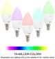 Розумна WiFI+BLE лампочка 1DAL RGB, E14, 5W (SBE14) - зображення 5