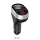Авто Адаптер сквозной в прикуриватель Hoco Z29 Regal with LCD black - изображение 1