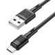 Кабель HOCO X83 Micro-USB Victory 1 метр чорний - зображення 2