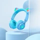 Навушники дитячі HOCO Cat ear kids BT headphones W39 блакитні - зображення 1