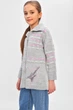 Кофта десткая для девочки серого цвета KIDS рост 110 см: 110 - 116 см (27 р) (201557) - изображение 2