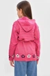 Кофта десткая для девочки темно-розового цвета KIDS рост 128 см: 128 - 134 см (201562) - изображение 3