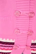 Кофта детская для девочки розового цвета на пуговицах Yalu рост 110 см,116 см (201667) - изображение 4