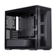 Корпус Jonsbo D300, Black, без БЖ, Mini Tower, для Micro ATX / Mini ITX, 1xType-C / 2xUSB 3.0, макс. CPU - 180 мм / VGA - 430 мм, бічна та передня панель із загартованого скла - изображение 4