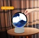 Настольная лампа Песочные часы 3D с RGB подсветкой / Сенсорный переключатель, движущийся песок, питание USB - изображение 15