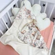 Махровое полотенце с уголком 100х100 см Oh My Kids "Зверушки" молочный - изображение 6
