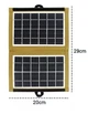 Сонячна панель з usb виходом CL 670 (похідна зарядна установка 7W з USB) для кемпінгу, туризму, будинку, дачі, телефонів - зображення 4
