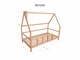Детская кровать домик Монтессори от Busy Wood на ножках с ящиками 2х90см Модель 1 темное дерево 160х90 см - изображение 2