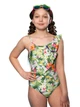 Купальник сплошной Keyzi 152 Белый-цветы Flowers big - изображение 1