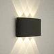 Бра LINZA SIX 6W R170 3000К черное BLACK Luminaria светильник светодиодный настенный 450Lm IP54 170х80х40мм - изображение 2
