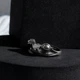 Безрозмірне чоловіче Кільце зі сталі Frogy - зображення 4