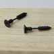 Серьги-гвоздики из нержавеющей стали "Stud Black" (Пара) - изображение 3