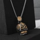 Чоловічий кулон на шию "Amulet Skull" з нержавіючої сталі - зображення 2