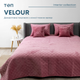 Покривало ТЕП "VELOUR" 240*260 см Mesa Rose/ромб круглий - зображення 1