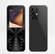 Кнопковий мобільний телефон на 4 сім карти AIEK s-mobile A24 Black - зображення 1