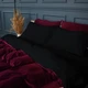 Пододеяльник MirSon Велюр Winter Frost 28-0007 + 28-0002 Poinsettia Velvet 220х240 (2200004007595) - изображение 4