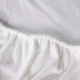 Простынь на резинке MirSon Велюр Winter Frost 28-0001 White Velvet 180х190 (2200003990843) - изображение 1