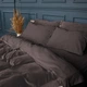 Простынь на резинке MirSon Велюр Winter Frost 28-0005 Ashen Velvet 150х200 (2200003998221) - изображение 6