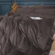 Простынь на резинке MirSon Велюр Winter Frost 28-0005 Ashen Velvet 140х190 (2200003998023) - изображение 5