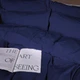 Простынь на резинке MirSon Велюр Winter Frost 28-0006 Navy blue Velvet 160х200 (2200003999907) - изображение 4