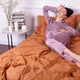 Комплект постельного белья MirSon Satin&nbsp;Stripe 30-0005&nbsp;Brown 110х140 Детский (2200005246092) - изображение 8