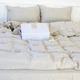 Простынь на резинке MirSon односпальная 70x190+10 см Natural Linen Grey sky Лен (2200007102600) - изображение 8