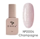 Жидкий полигель для наращивания ногтей (нежно-бежевый с шиммером) Liquid Acrygel Champagne 0004 DNKa 12 мл - изображение 2