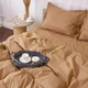 Простынь MirSon Poplin Line 015 Sandy 150х200 см (2200006278221) - изображение 8