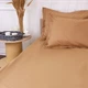 Простынь MirSon Poplin Line 015 Sandy 150х200 см (2200006278221) - изображение 3
