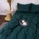 Комплект постельного белья MirSon Poplin Line 091 Emerald 175 x 210 см (2200006279549) - изображение 3