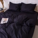 Простынь MirSon Poplin Line 099 Black 150х200 см (2200006279976) - изображение 1