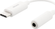 Adapter Deltaco USB Type-C - 3.5 mm Mini-Jack 0.11 m White (USBC-1145) - obraz 1