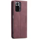 Чехол-книжка CaseMe из нубука для Xiaomi Redmi Note 10 Pro Бордовый - изображение 3