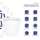 Унитаз подвесной Qtap Swan Ultra Quiet White, с сиденьем Slim Duroplast/Soft-close/Quick Release QT16335180W - изображение 2