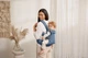 Рюкзак-кенгуру BabyBjorn Harmony Woven Blue melange - зображення 13