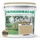 Цветная Фасадная Силиконовая Краска «Силиконфасад» SkyLine 2020-Y20R Глоринт 10л - изображение 2