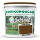 Цветная Фасадная Силиконовая Краска «Силиконфасад» SkyLine 7020-Y30R (C) Меларден 5л - изображение 1