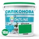 Цветная Краска СИЛИКОНОВАЯ Skyline для влажных помещений 2070-G10Y (C) Грунис 10л - изображение 2