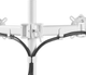 Настільне кріплення One For All Smart Dual DM2220 13" - 32" White (8716184077609) - зображення 3