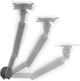 Uchwyt biurkowy One For All Solid Single DM4110 13" - 35" Black (8716184077630) - obraz 5