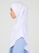 Хіджаб Готовий Цільний Tesettur Turban Ecardin St406 One Size Білий - изображение 3