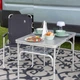 Стол Bo-Camp Premium 90x60 cm Grey (1404402) - изображение 5