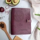 Кулинарная книга для записи рецептов, 100 листов рецептурных, Wine Kaiser, Malina Leather - изображение 1
