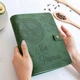 Кулинарная книга для записи рецептов, 100 листов рецептурных, Green Crazy Horse, Malina Leather - изображение 1