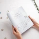Именная кожаная книга рецептов, Кулинарная книга для записи рецептов, 100 листов рецептурных, White Kaiser, Malina Leather - изображение 1