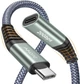 Кабель-подовжувач AINOPE Type-C to Type-C USB3.2 , 240W, 20Gbps, 2м Grey - зображення 1
