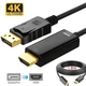 Конвертер перехідник Кабель DisplayPort - HDMI 4K 30Гц 1.8м однонаправлений позолочений кабель - зображення 2