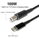 Кабель живлення USB Type-C 100W DC 7.4×5.0*0.6 Dell для заряджання ноутбука від повербанка USB (776631) - зображення 6