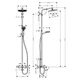 Hansgrohe Crometta S 240 Showerpipe Душова система для ванни - 27320000 - изображение 4